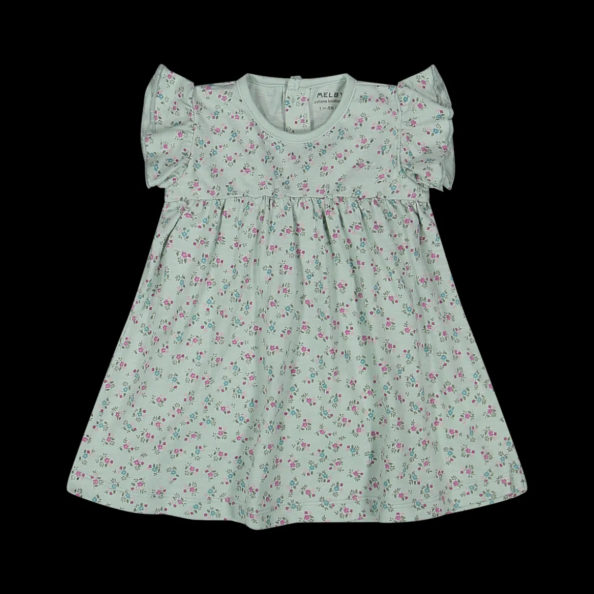 Abitino senza maniche da bambina in 100% cotone biologico
