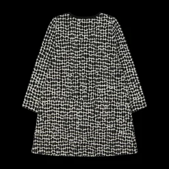 Abito bambina a trapezio in maglia jacquard