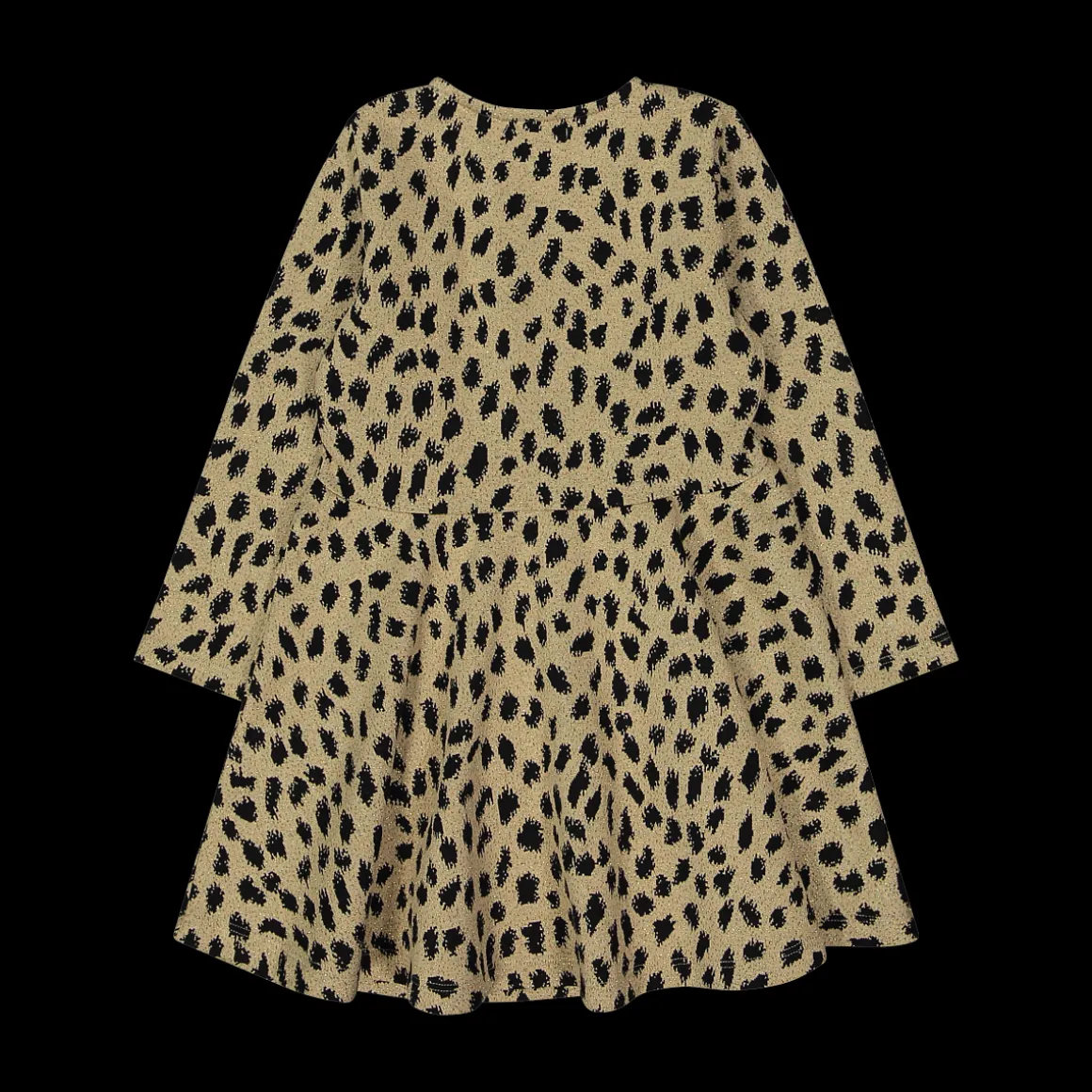 Abito bambina in maglia animalier