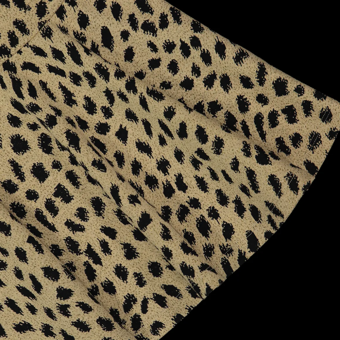 Abito bambina in maglia animalier