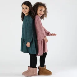 Abito bambina maglia soft lurex