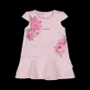 Abito da bambina in jersey stretch