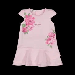 Abito da bambina in jersey stretch