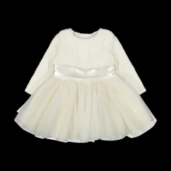 Abito da cerimonia in pizzo e tulle da bambina