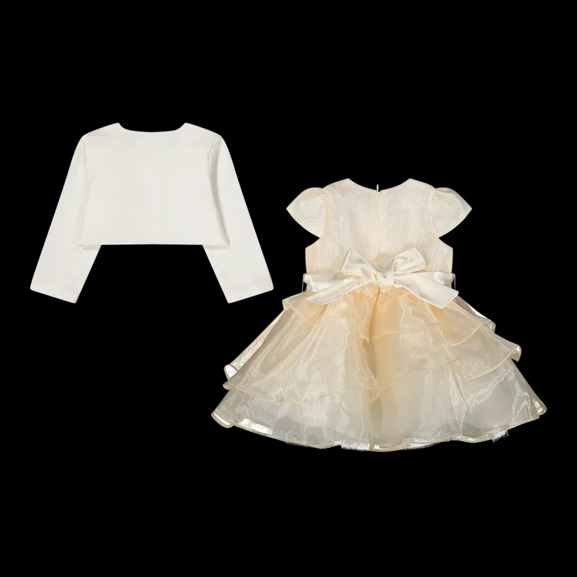 Abito elegante da bambina in organza