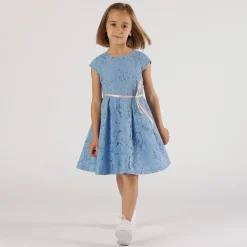 Abito elegante in pizzo da bambina
