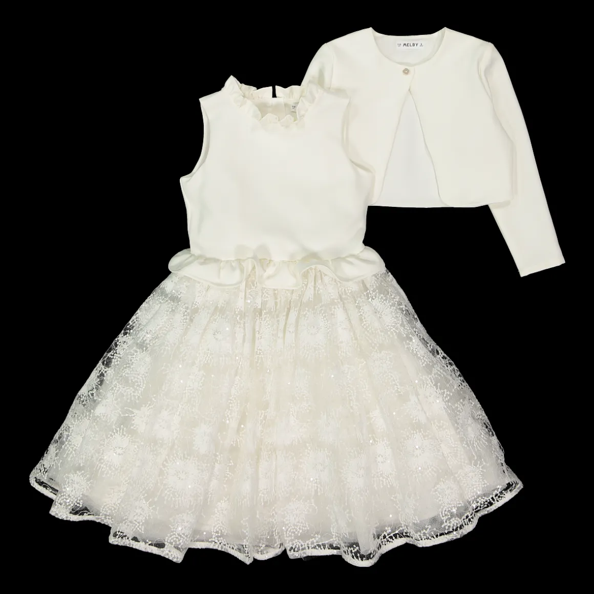 Abito elegante in tulle da bambina