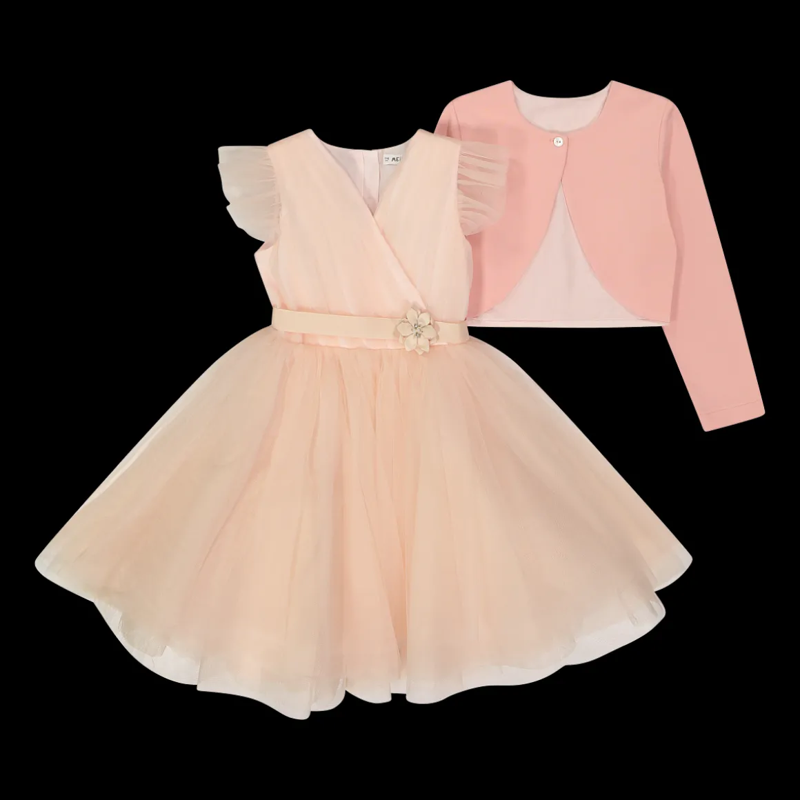Abito elegante in tulle da bambina