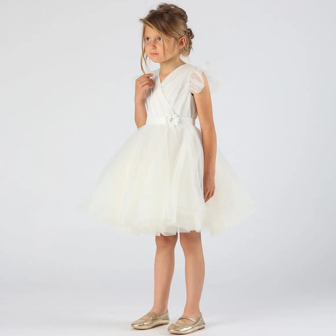 Abito elegante in tulle da bambina