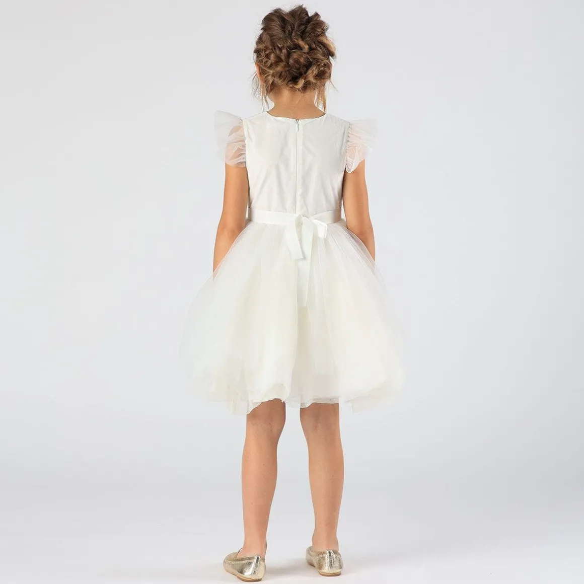 Abito elegante in tulle da bambina