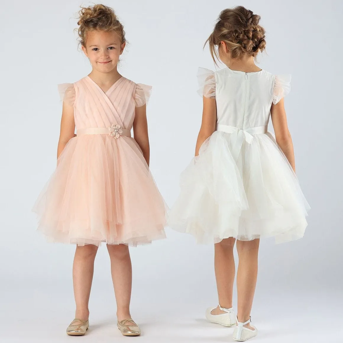 Abito elegante in tulle da bambina