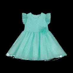 Abito in chiffon plumetis