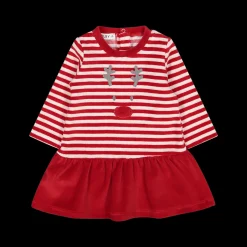 Abito in ciniglia Natalizio da bambina