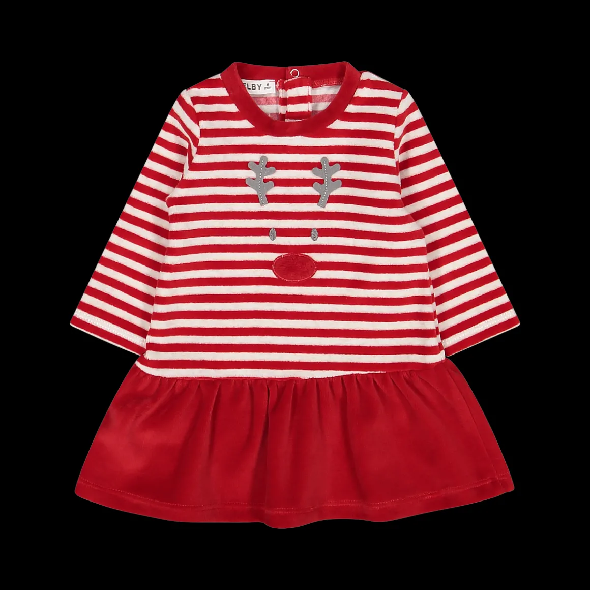 Abito in ciniglia Natalizio da bambina