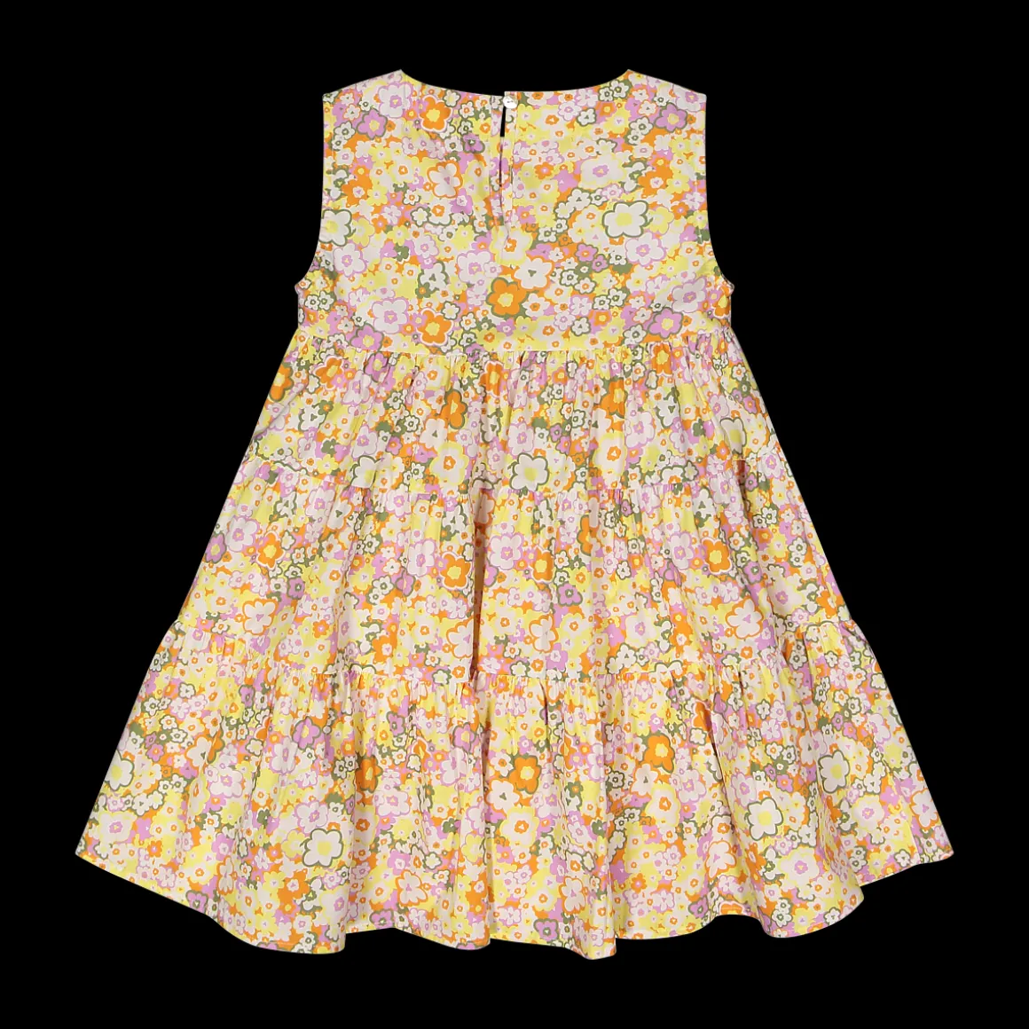 Abito in cotone stampato da bambina