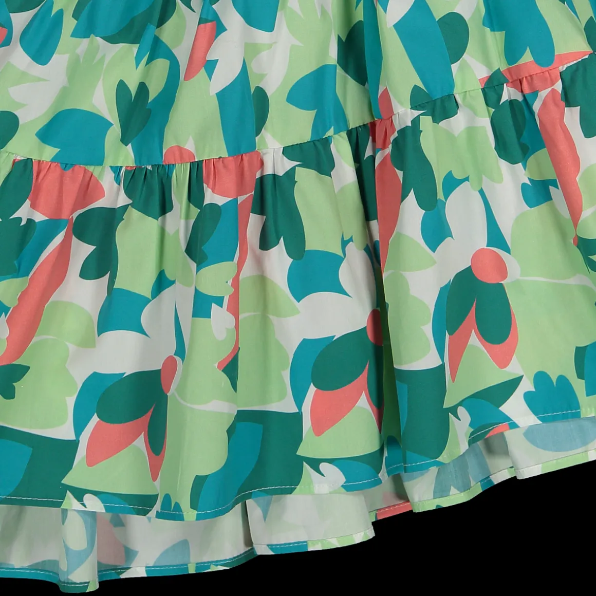 Abito in tela di cotone stampata
