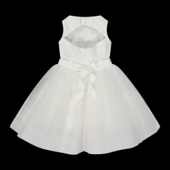 Abito in tulle ricamato per bambina