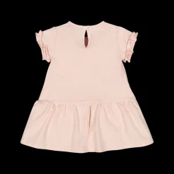 Abito jersey stretch manica corta per neonata