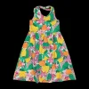 Abito senza maniche in jersey stretch per bambina