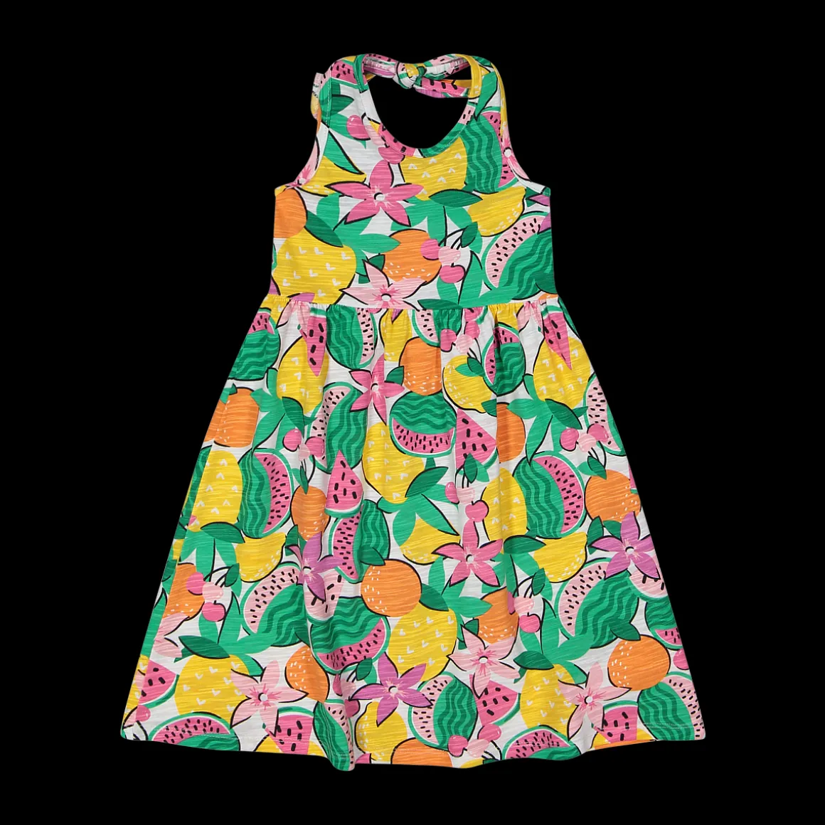 Abito senza maniche in jersey stretch per bambina