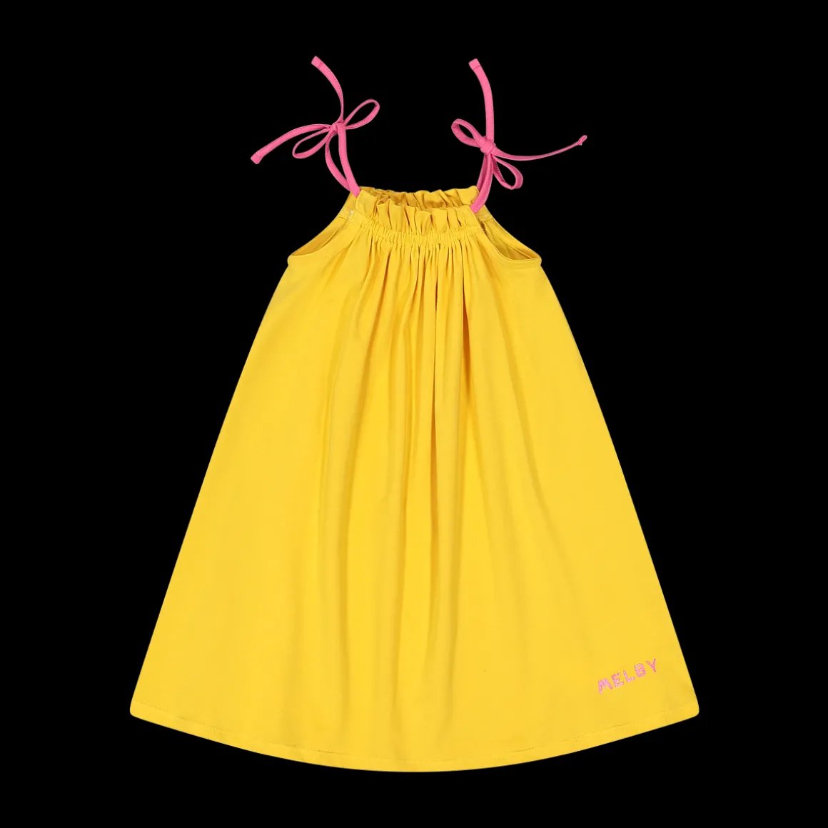Abito senza maniche in jersey stretch per bambina