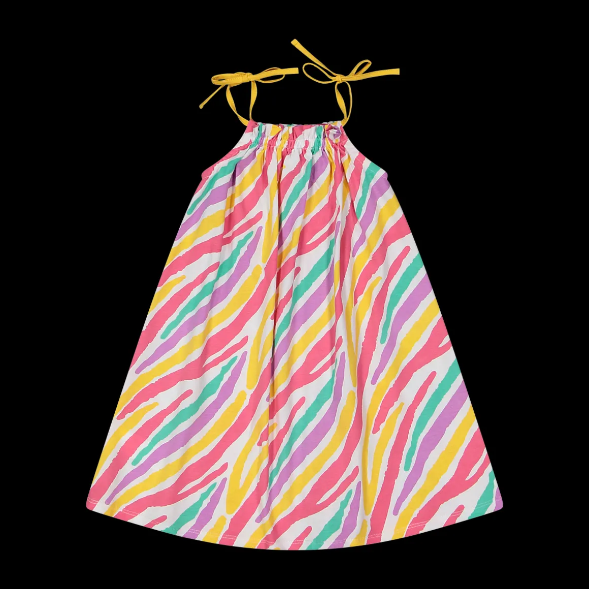 Abito senza maniche in jersey stretch per bambina