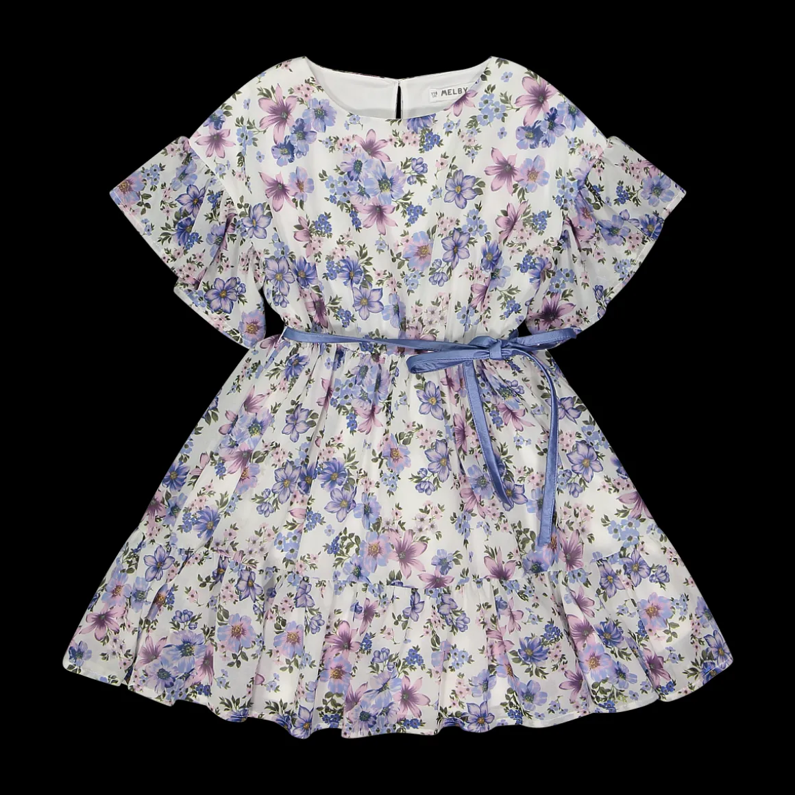 Abito stampato a fiori bambina