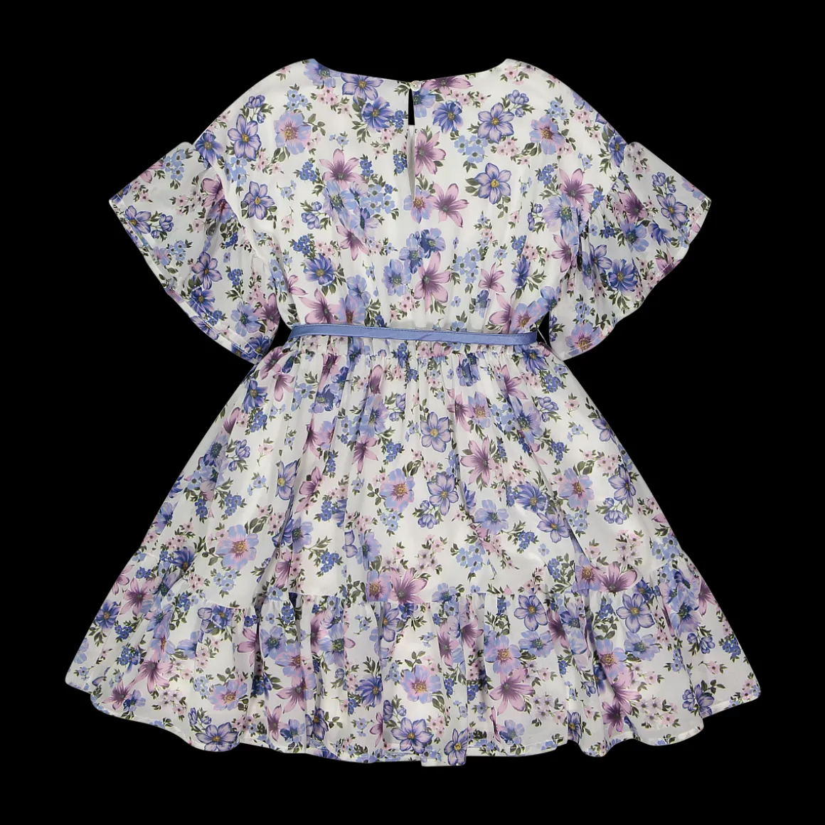 Abito stampato a fiori bambina