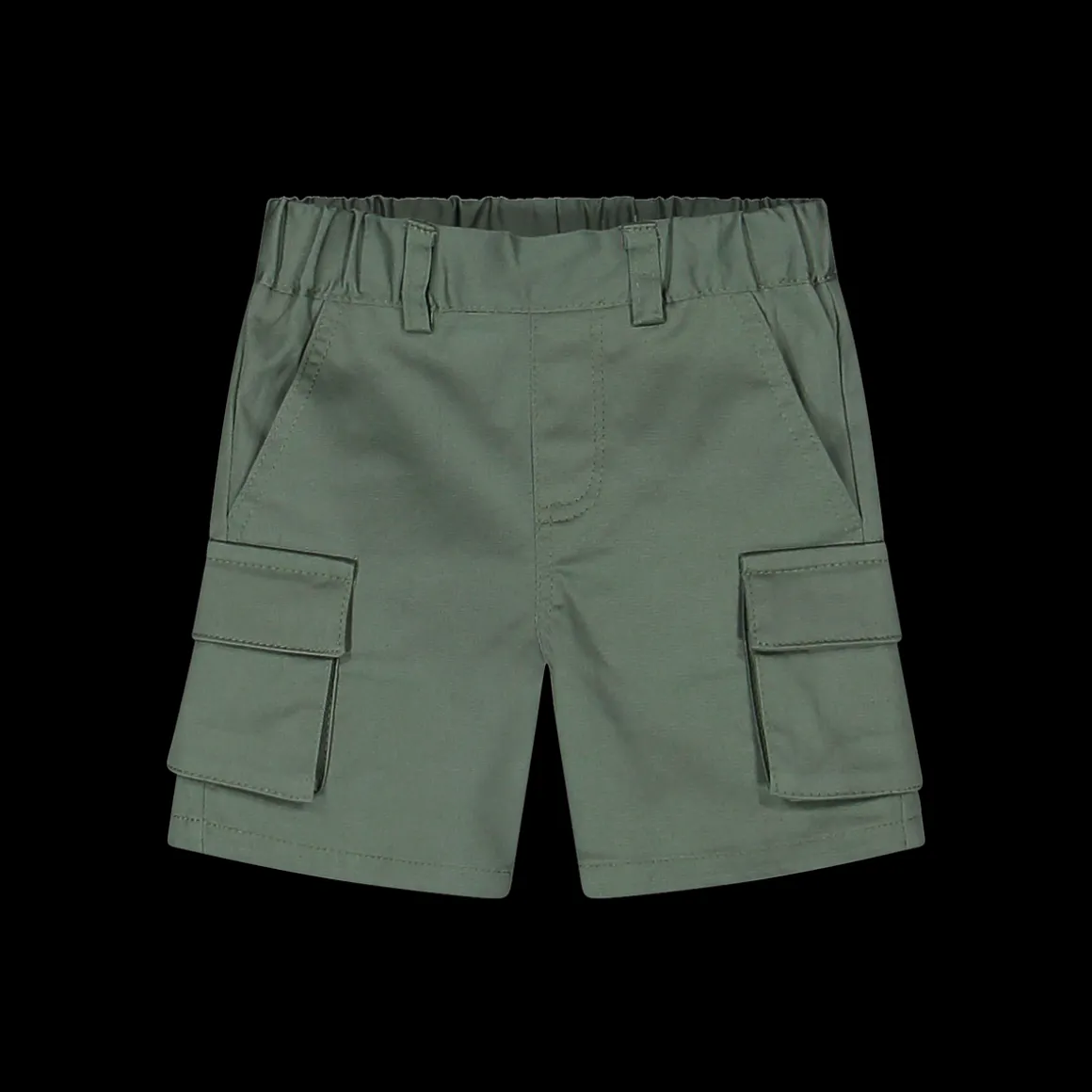 Bermuda cargo in gabardina elasticizzata bambino.