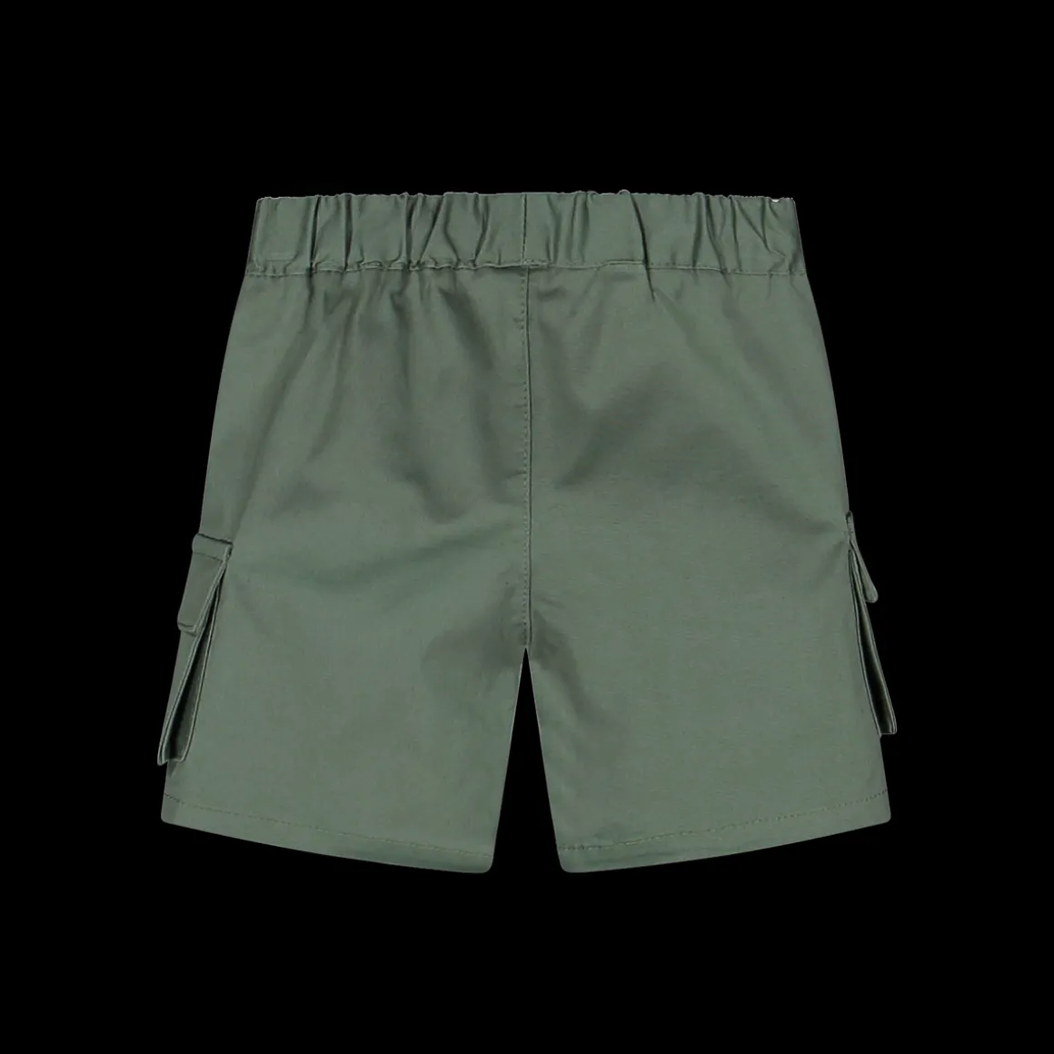 Bermuda cargo in gabardina elasticizzata bambino.