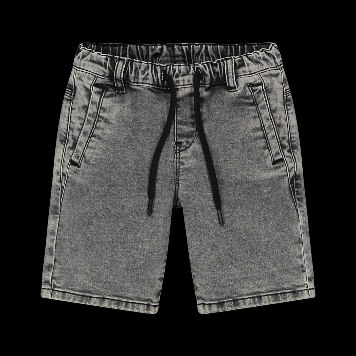 Bermuda da bambino in denim stretch