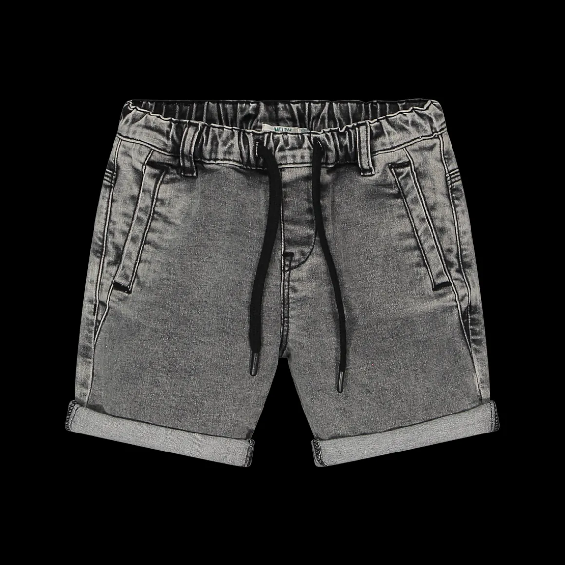 Bermuda da bambino in denim stretch