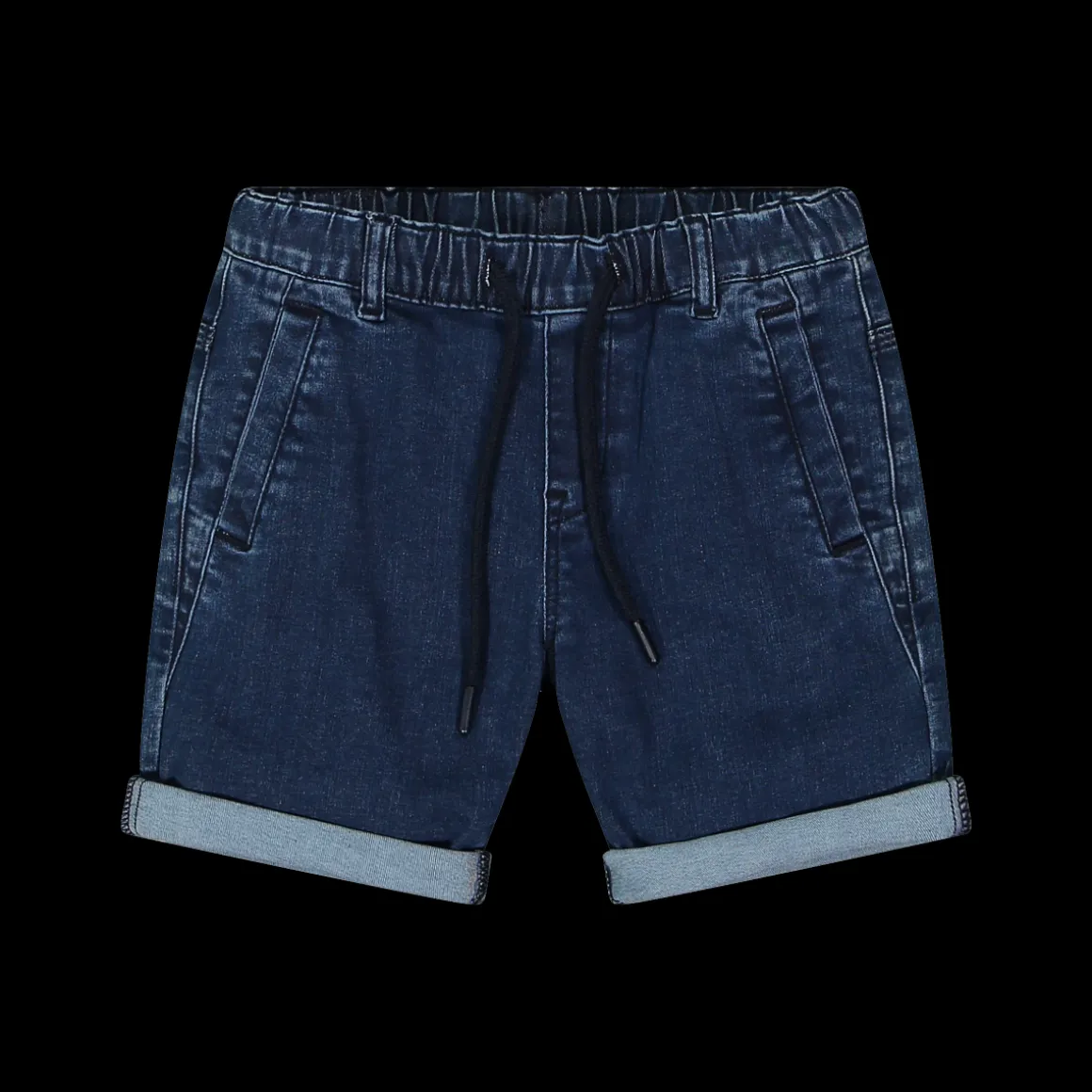 Bermuda da bambino in denim stretch