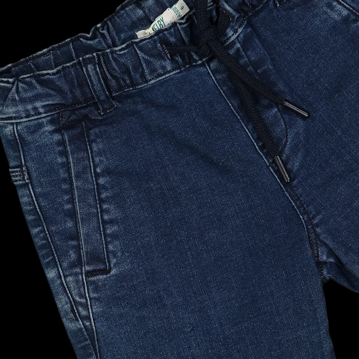 Bermuda da bambino in denim stretch