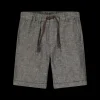 Bermuda da bambino in tessuto cotone/lino