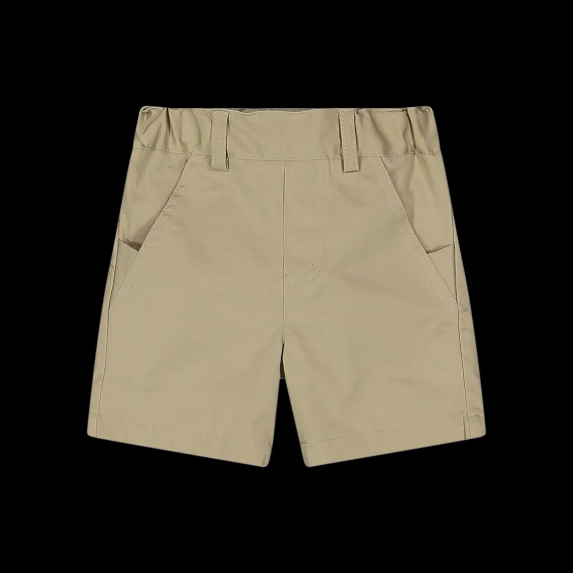 Bermuda elasticizzato da bambino in gabardina stretch