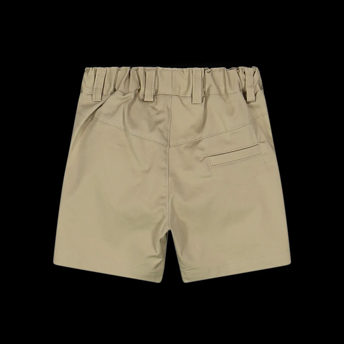 Bermuda elasticizzato da bambino in gabardina stretch