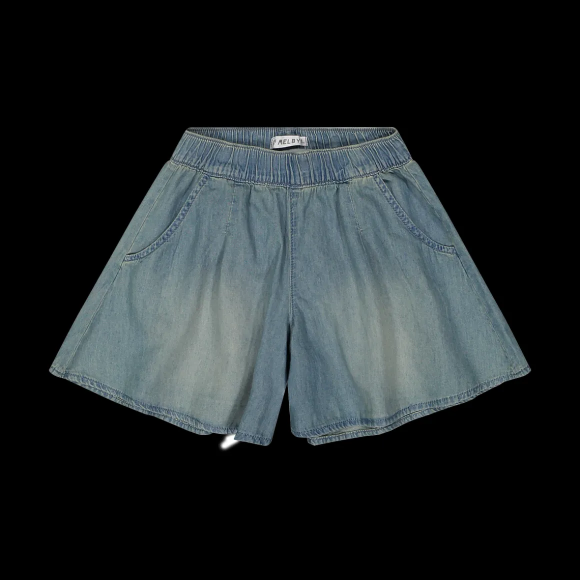 Bermuda in chambray per bambina