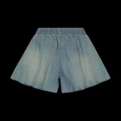 Bermuda in chambray per bambina