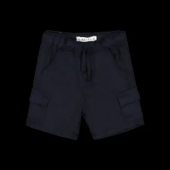Bermuda in gabardina fiammata per bambino