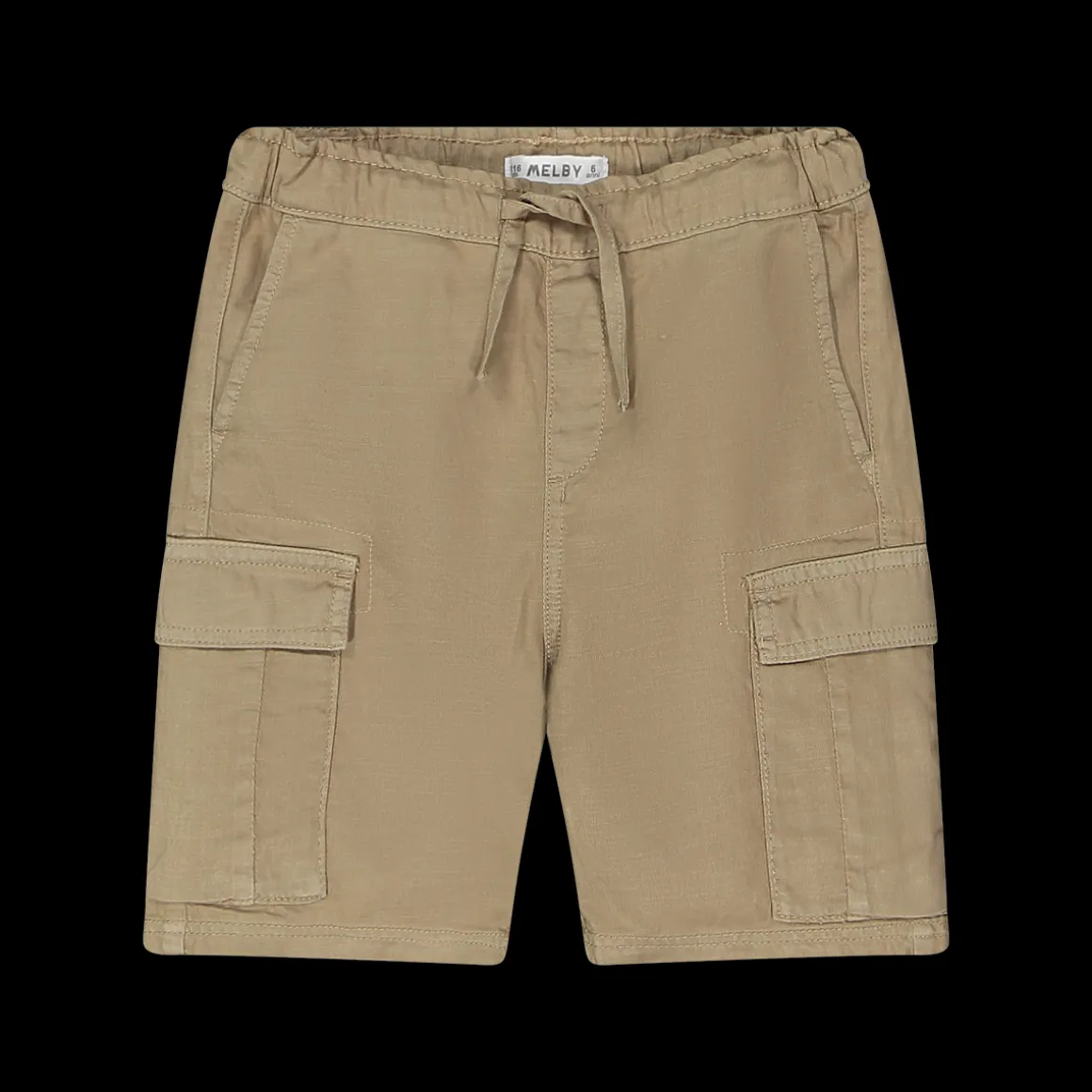 Bermuda in gabardina fiammata per bambino
