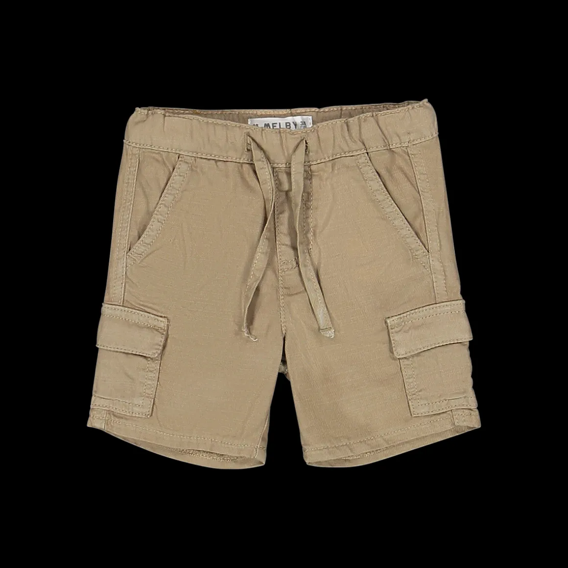 Bermuda in gabardina fiammata per bambino