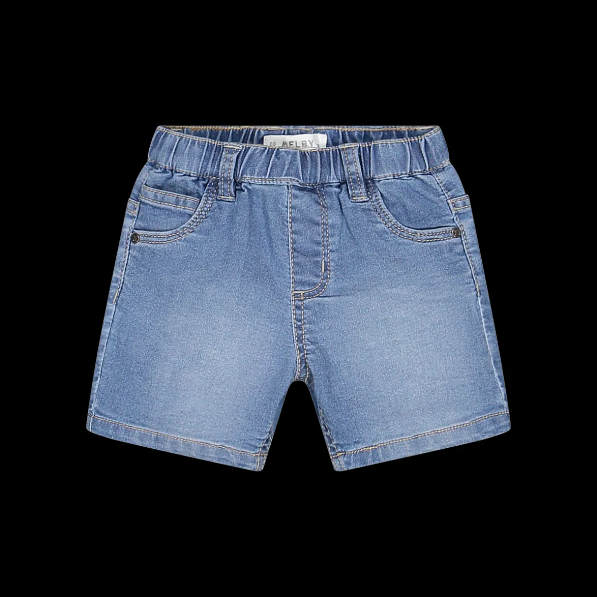 Bermuda in jeans leggero elasticizzato unisex