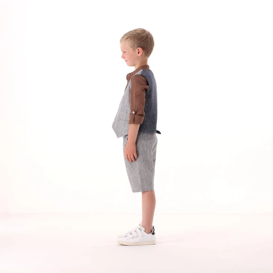 Bermuda in misto lino per bambino