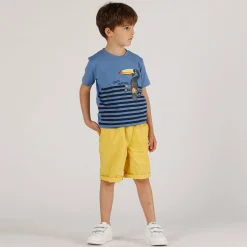 Bermuda in popeline leggero bambino
