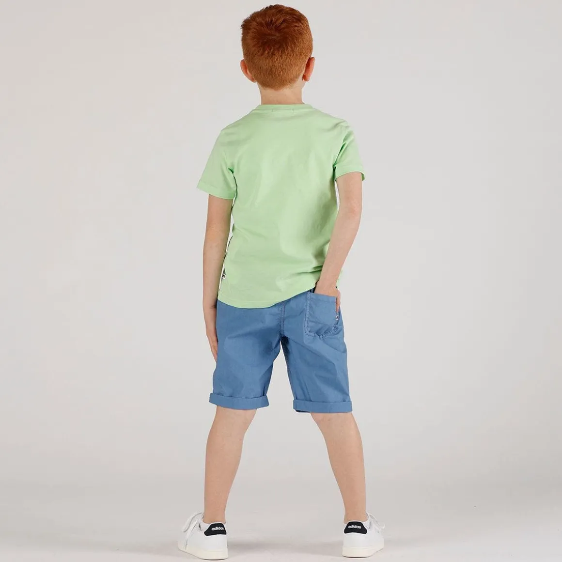 Bermuda in popeline leggero bambino