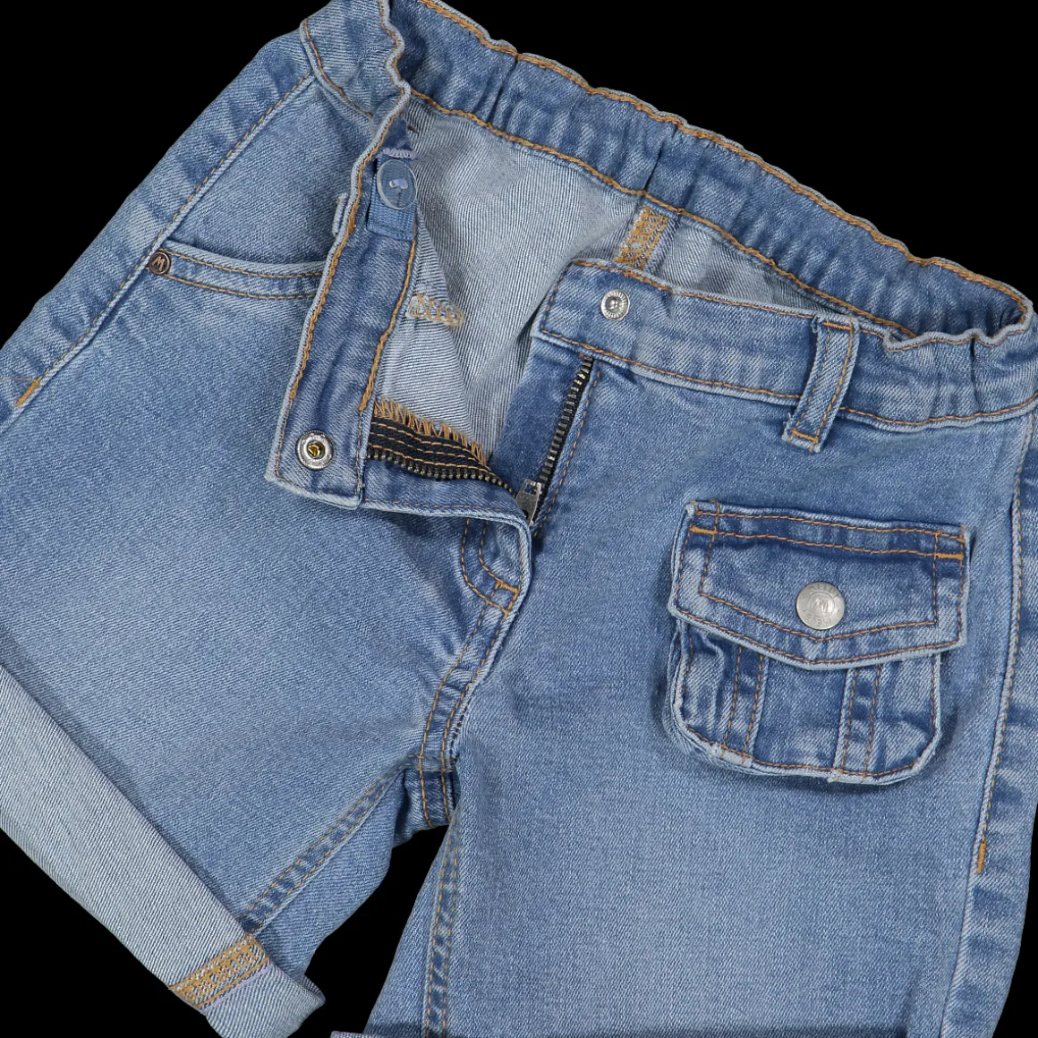 Bermuda in tessuto stretch da bambina