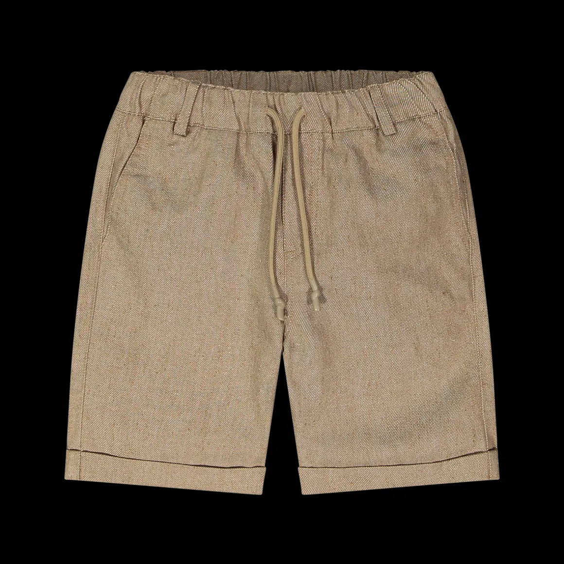 Bermuda misto lino bordeaux da bambino