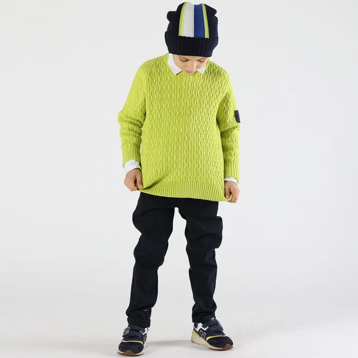 Berretto bambino jacquard