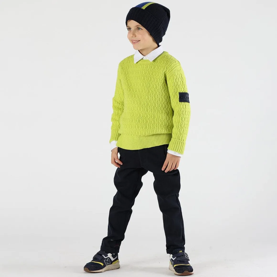 Berretto bambino jacquard